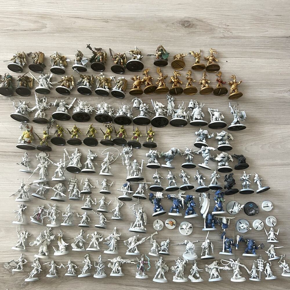 Warhammer 40k Game Workshop 2016 Miniature Painted/Unpainted Mixed Factions 140+